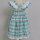 Boutique Girls Cotton Linen Checked Skirt Girl Dress